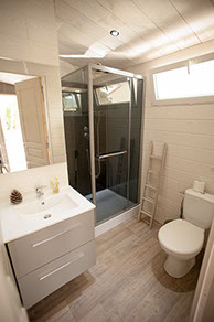 salle d'eau du chalet